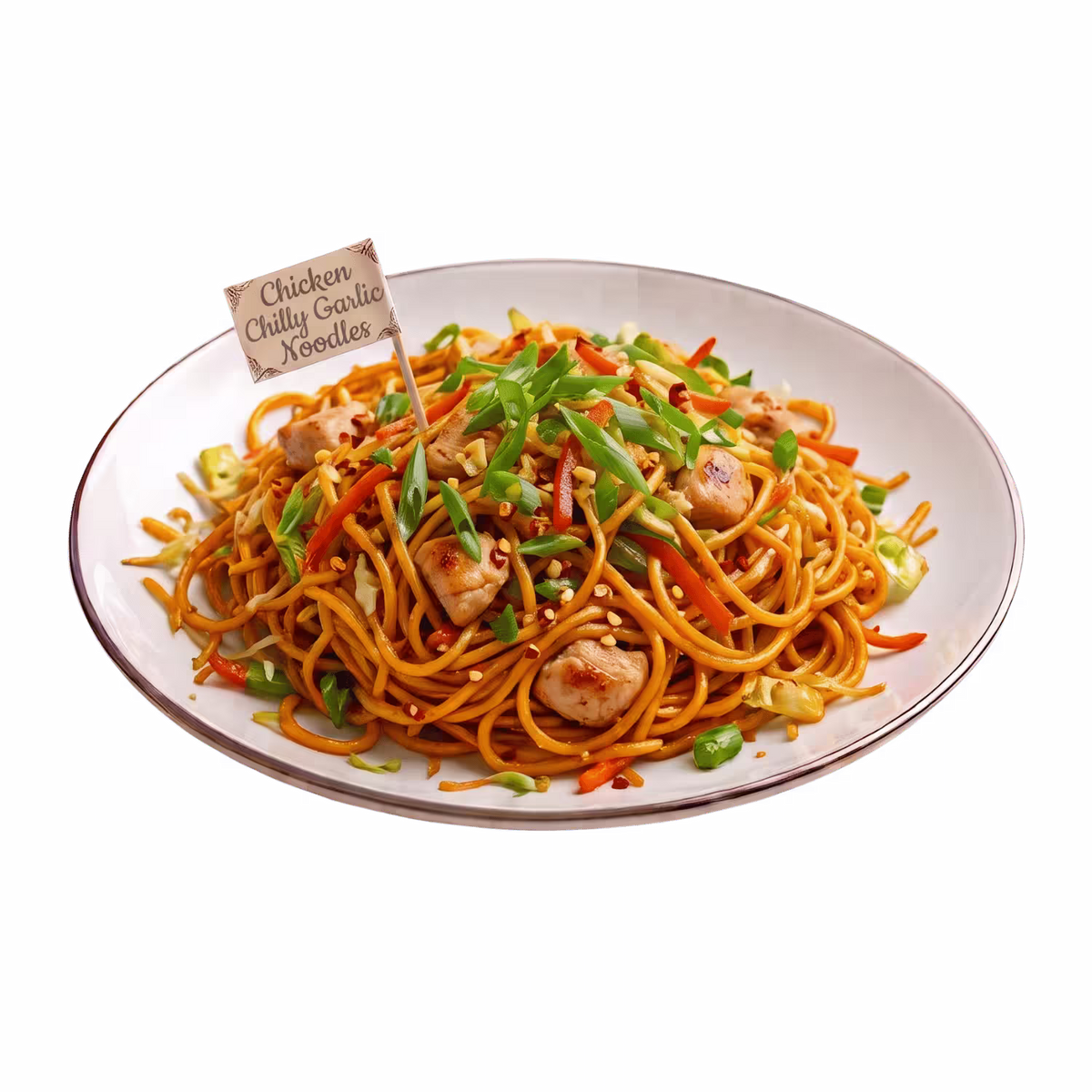 Chicken Chilly Garlic Noodles