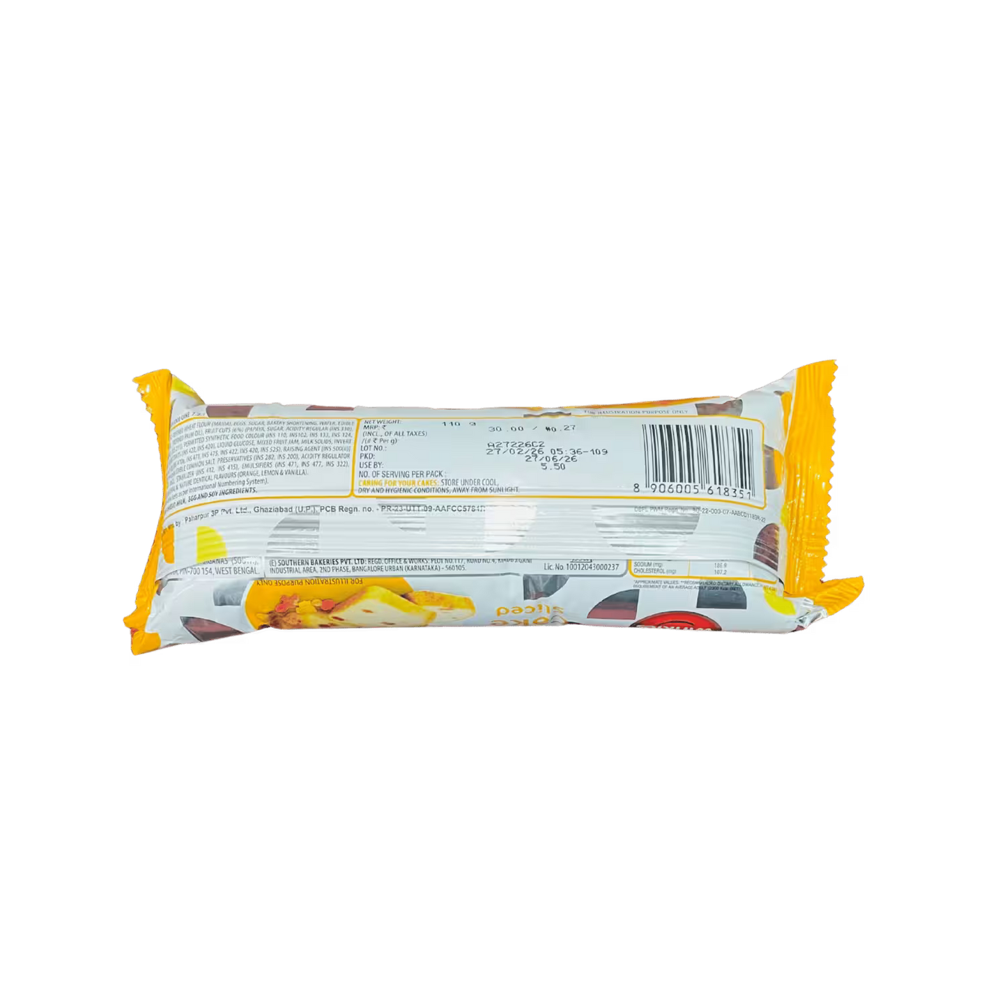 Fruit Cake Winkies Sliced Pack