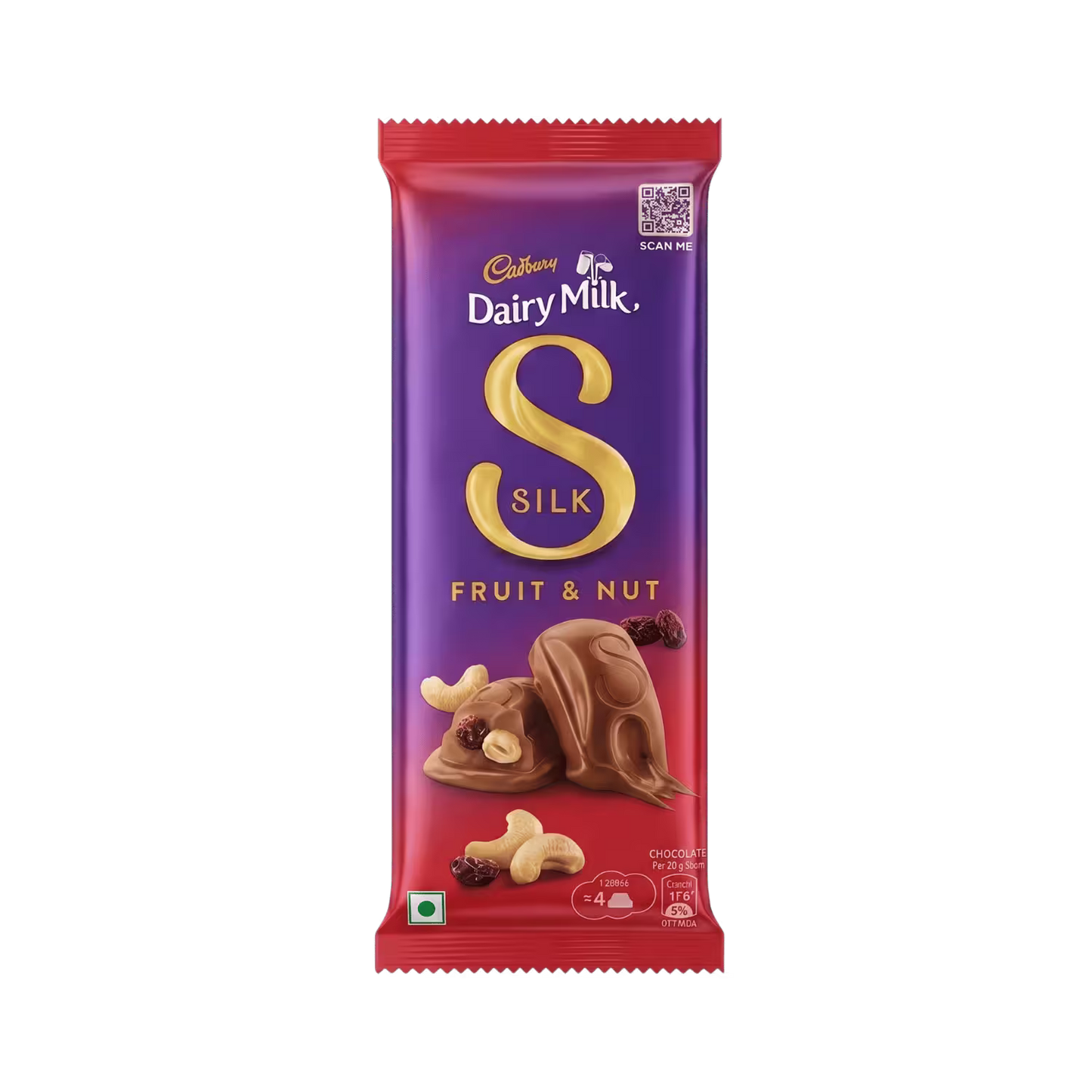 Chocolate Dairy Milk Silk Fruit Nut Cadbury