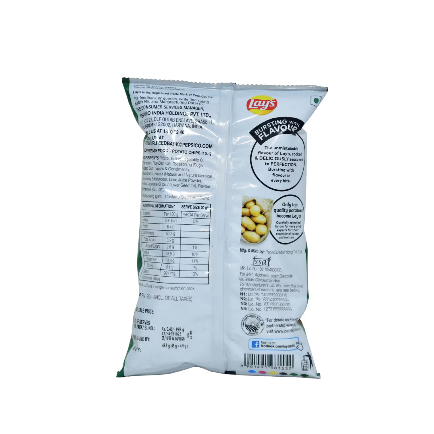 Lays Chile Limon