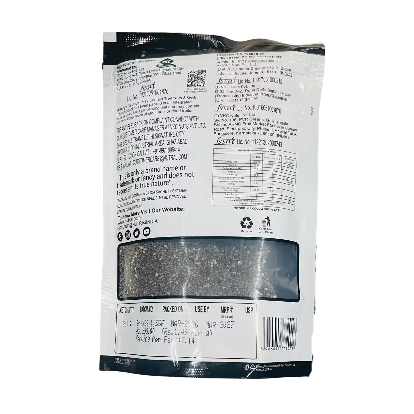 Chia Seeds Nutraj