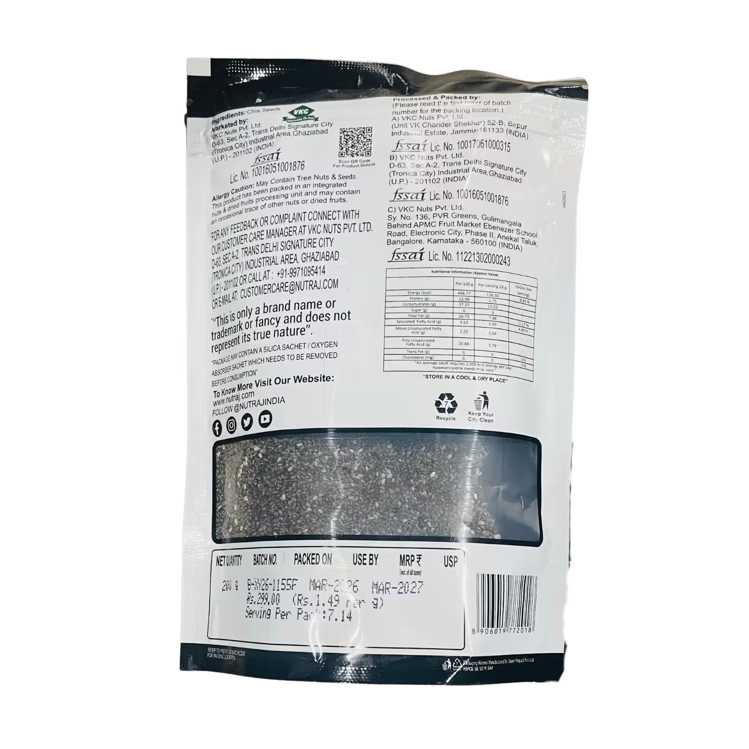 Chia Seeds Nutraj