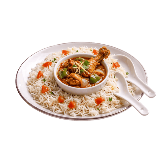 Chicken Do Pyaza Rice