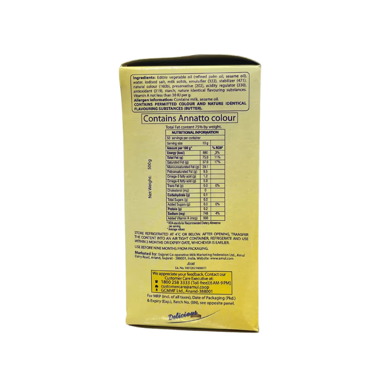 Delicious Fat Spread Butter