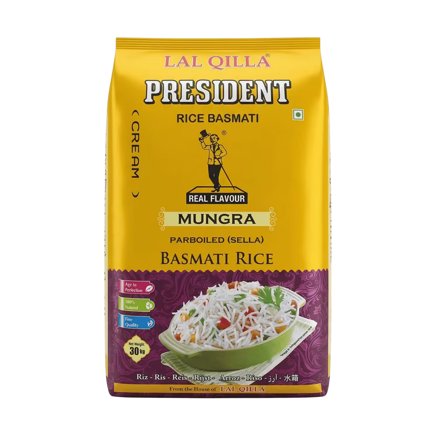 Lal Qila President Rice Basmati Mungra