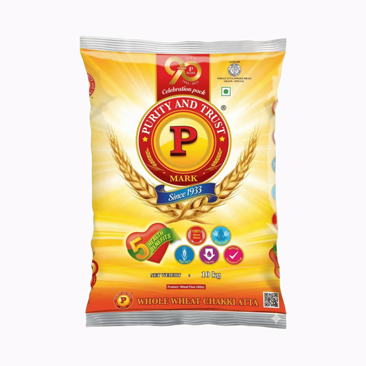 P Mark Whole Wheat Chakki Atta