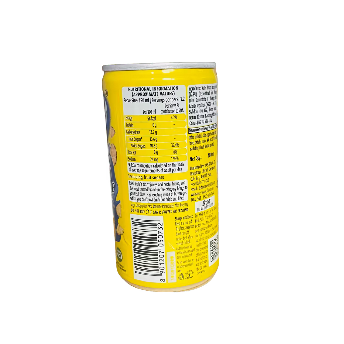 Real Fruit Bites Pineapple Drink