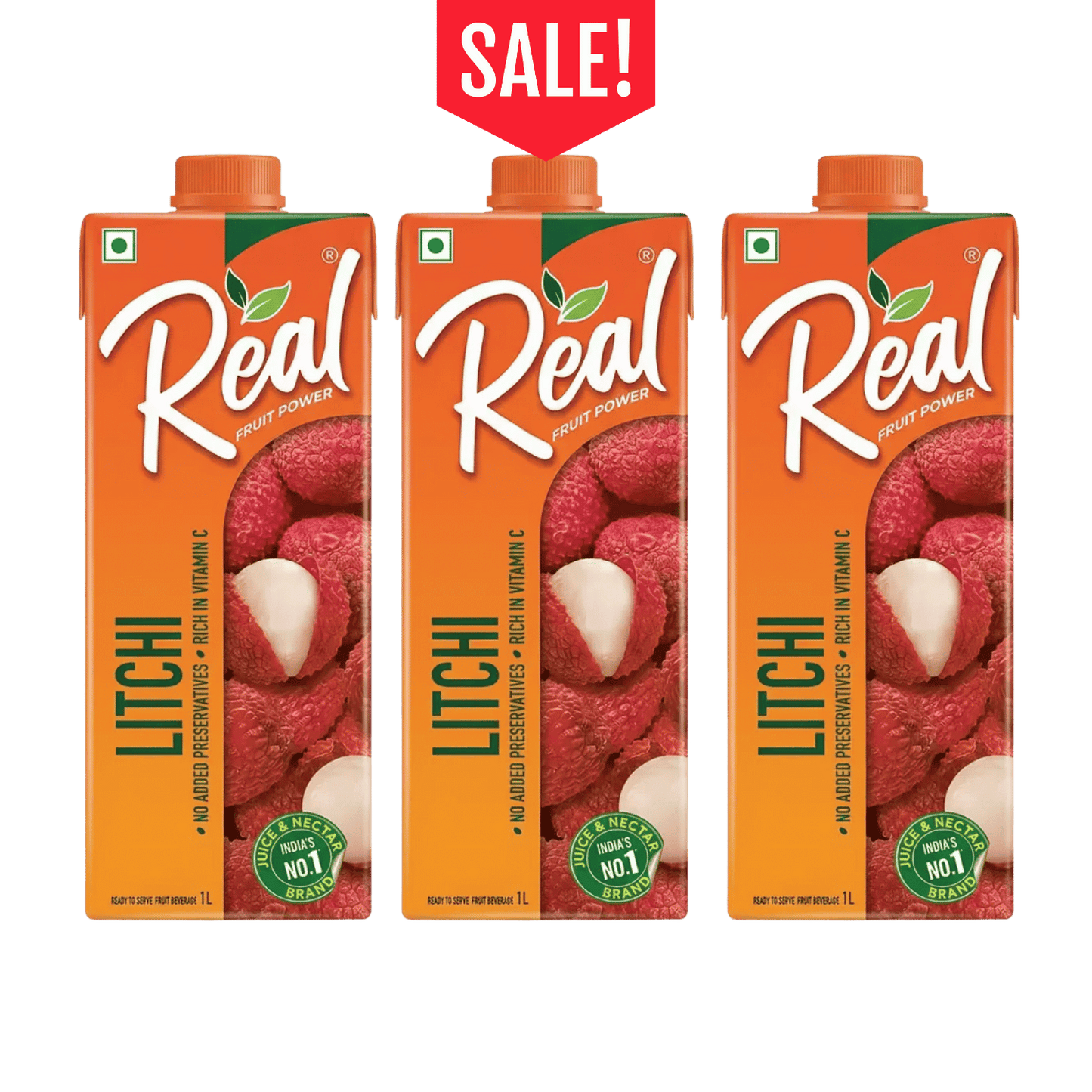 Real Litchi Juice Pack