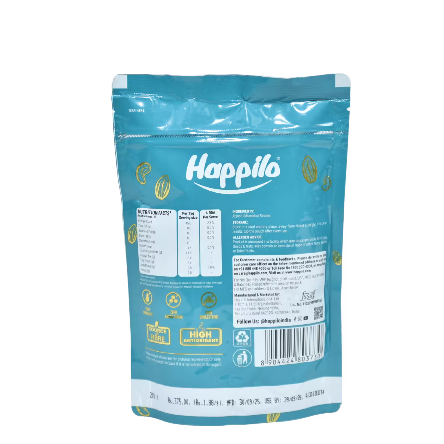 Abjosh Munakka Raisins Happilo