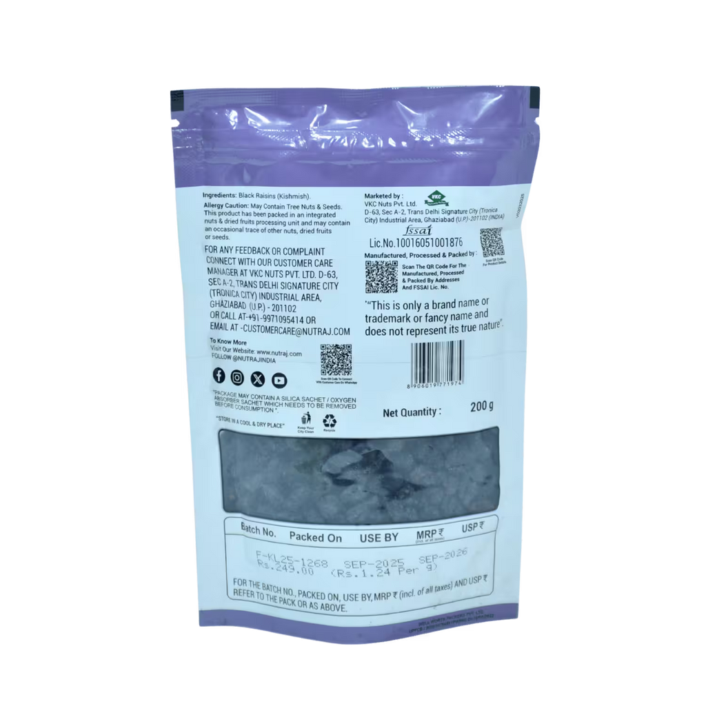 Black Raisins Nutraj