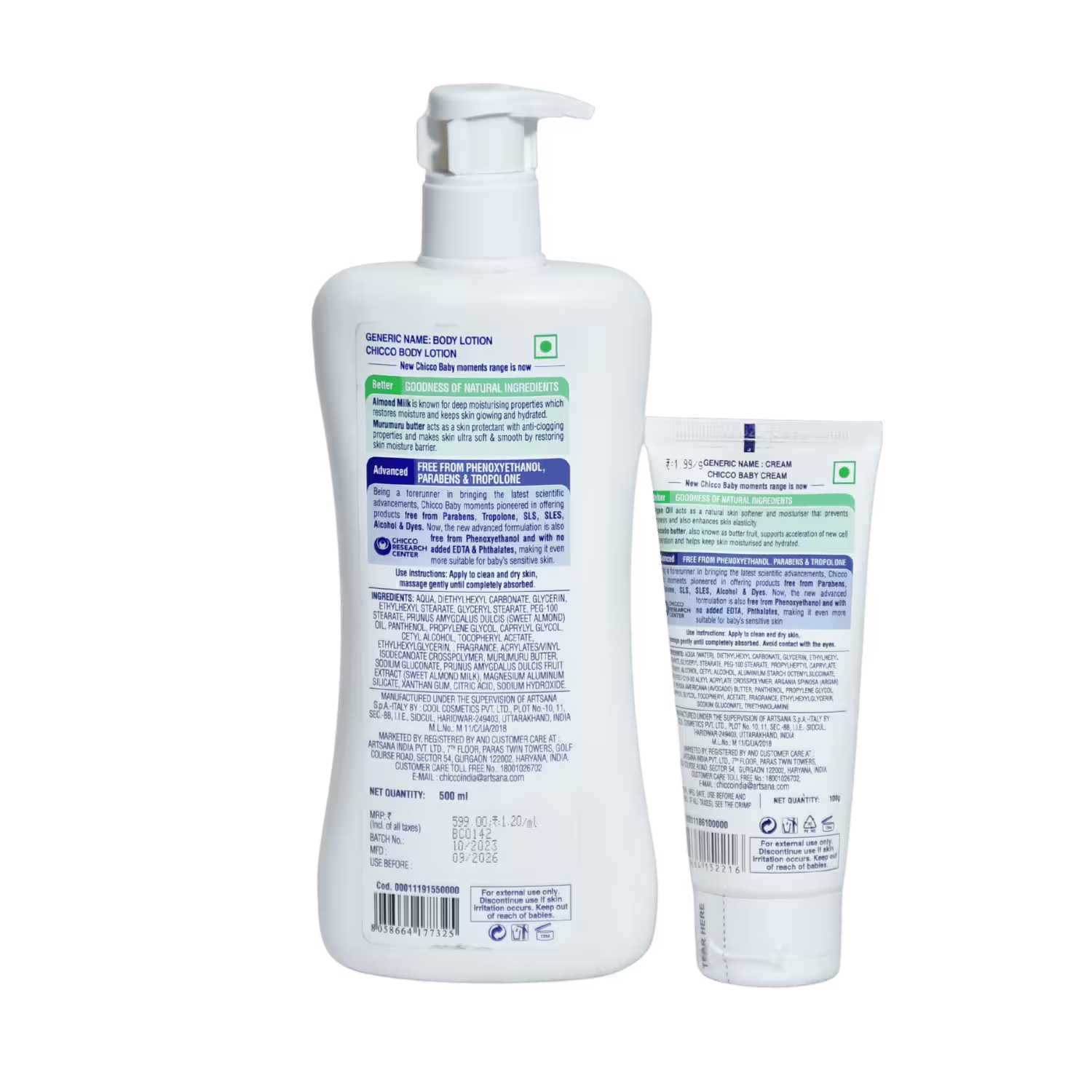 Body Lotion Baby Moments Chicco