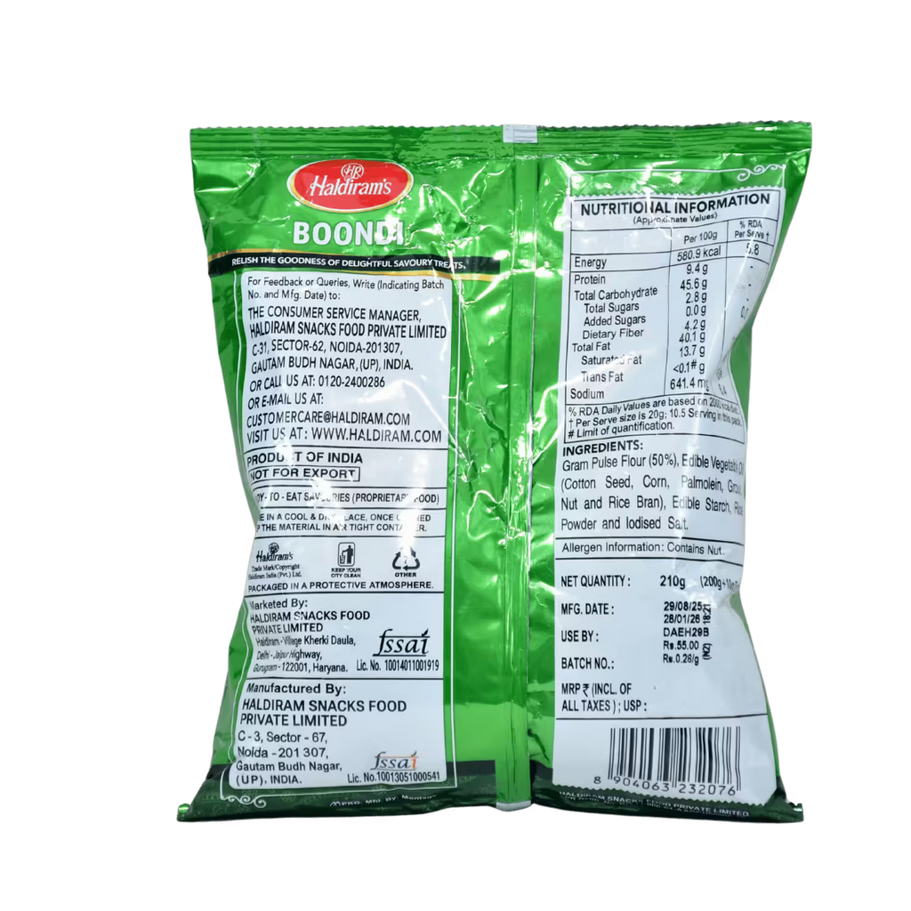 Boondi Haldirams
