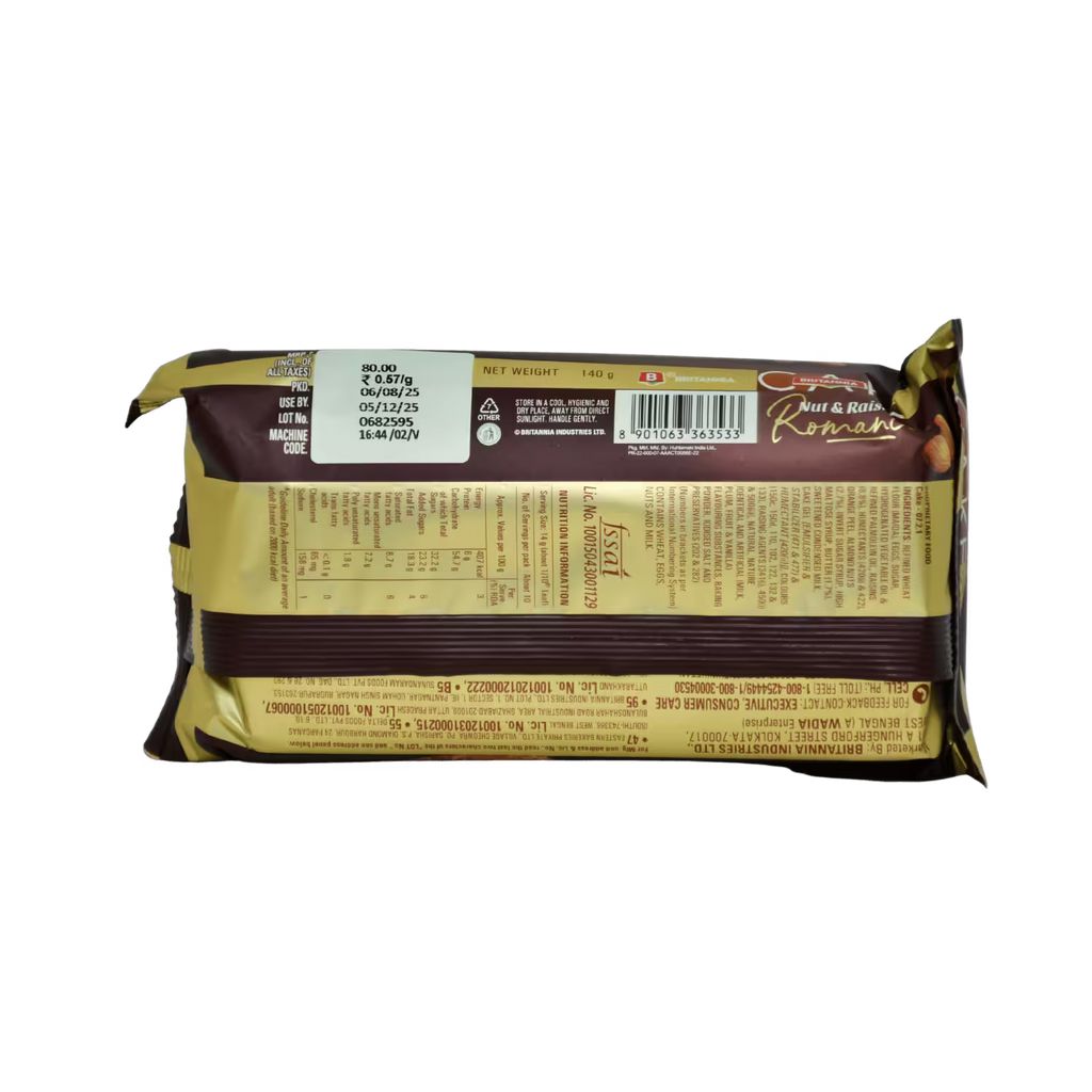 Cake Nut and Raisin Romance