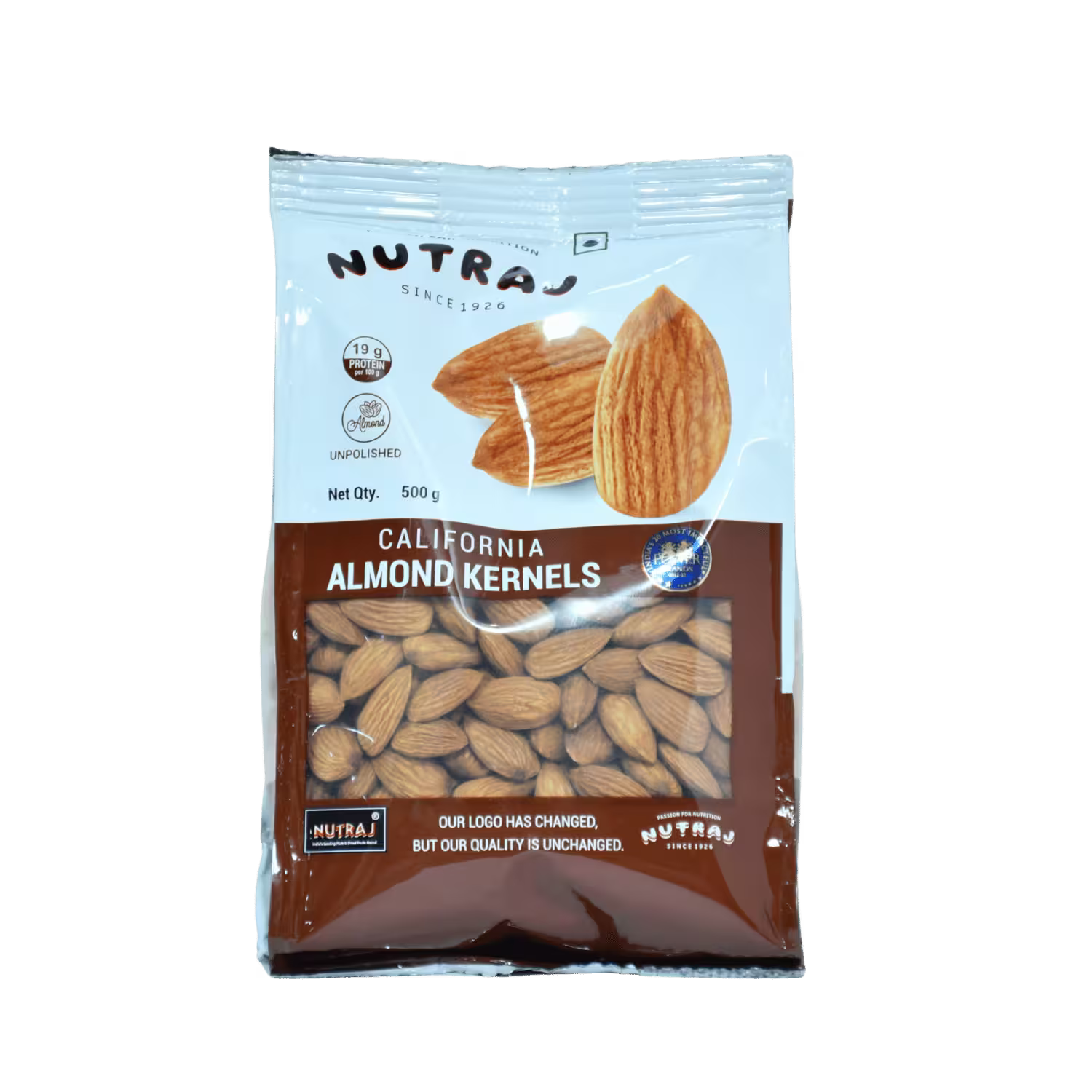 California almond Kernels Nutraj