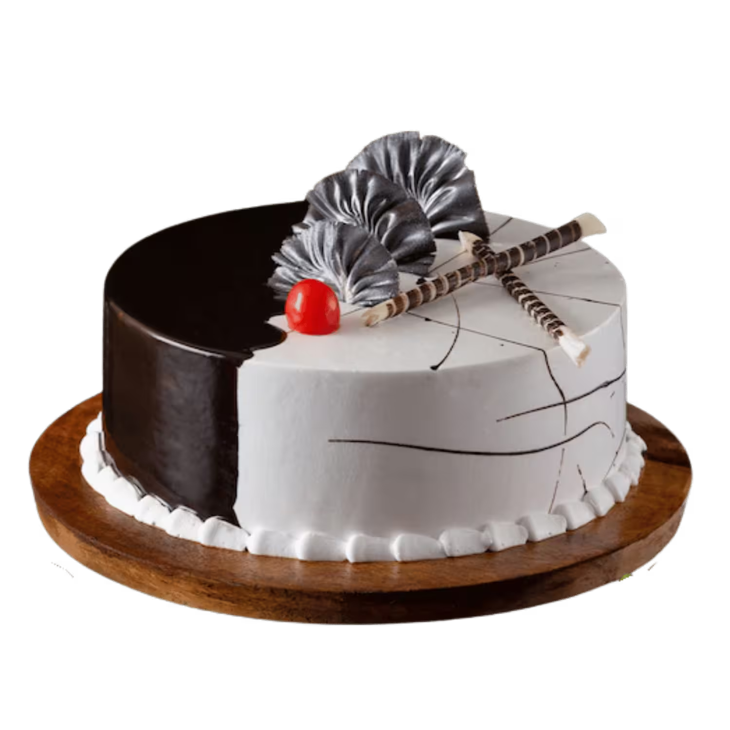 Choco Vanilla Cream Cake