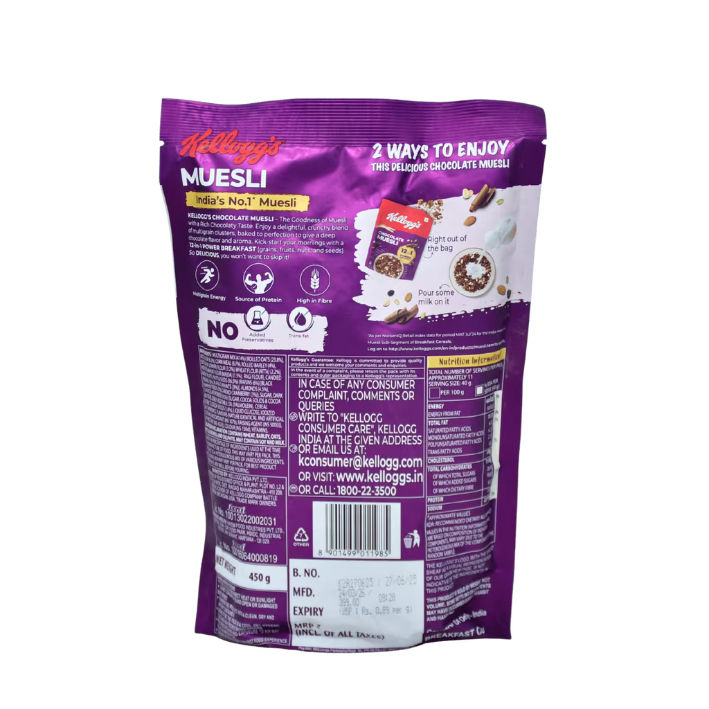 Chocolate Muesli Kelloggs