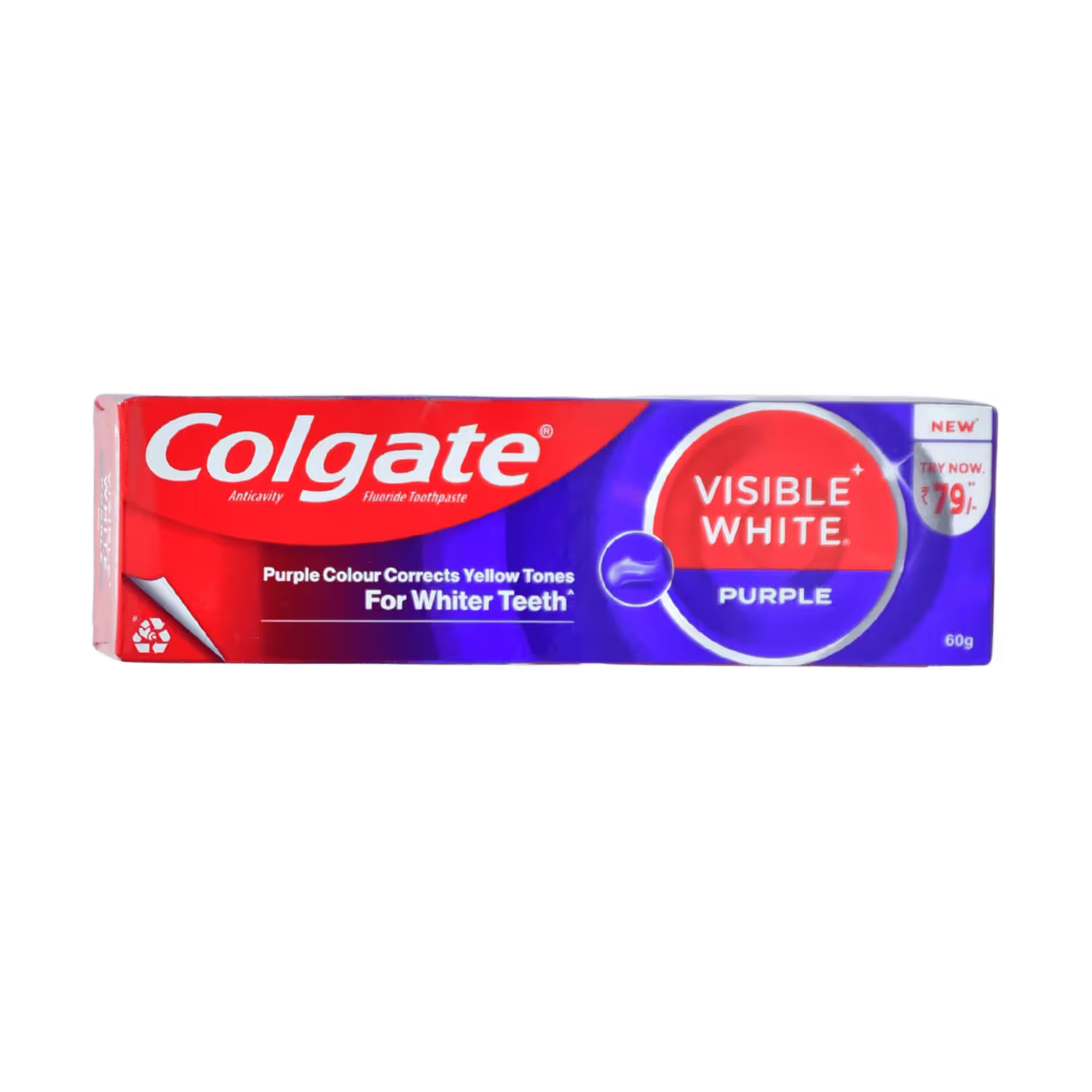Colgate Visible White Toothpaste Purple