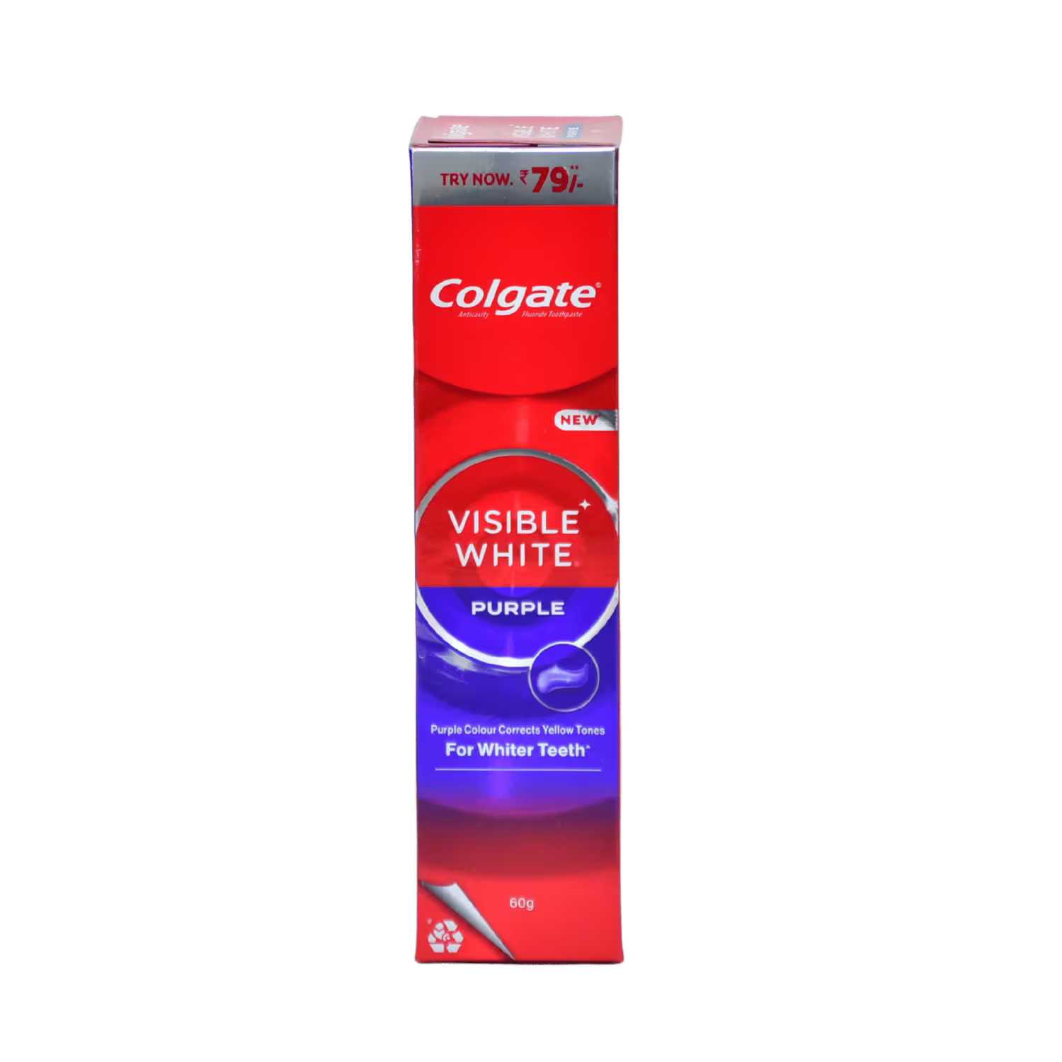 Colgate Visible White Toothpaste Purple