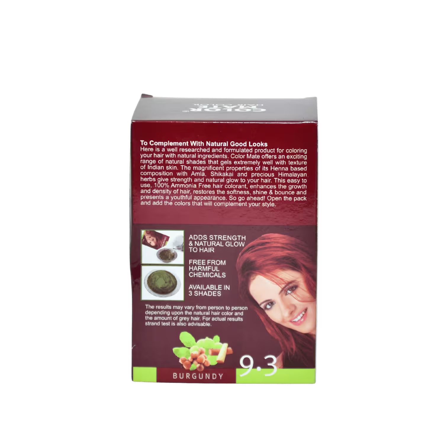 Color Mate Hair Color Burgundy 9.3
