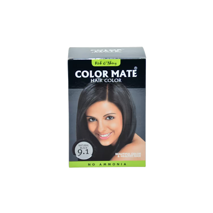 Color Mate Hair Color Natural Black 9.1