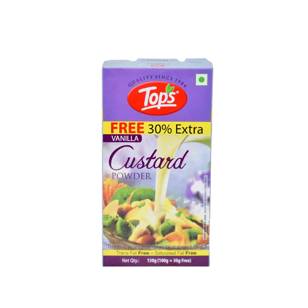 Custard Powder Tops Vanilla