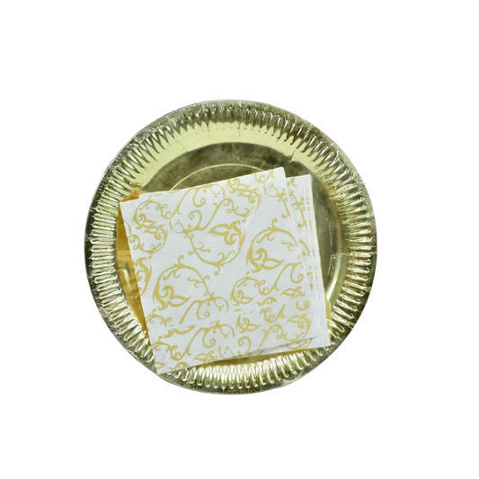 Disposable Plates Yellow