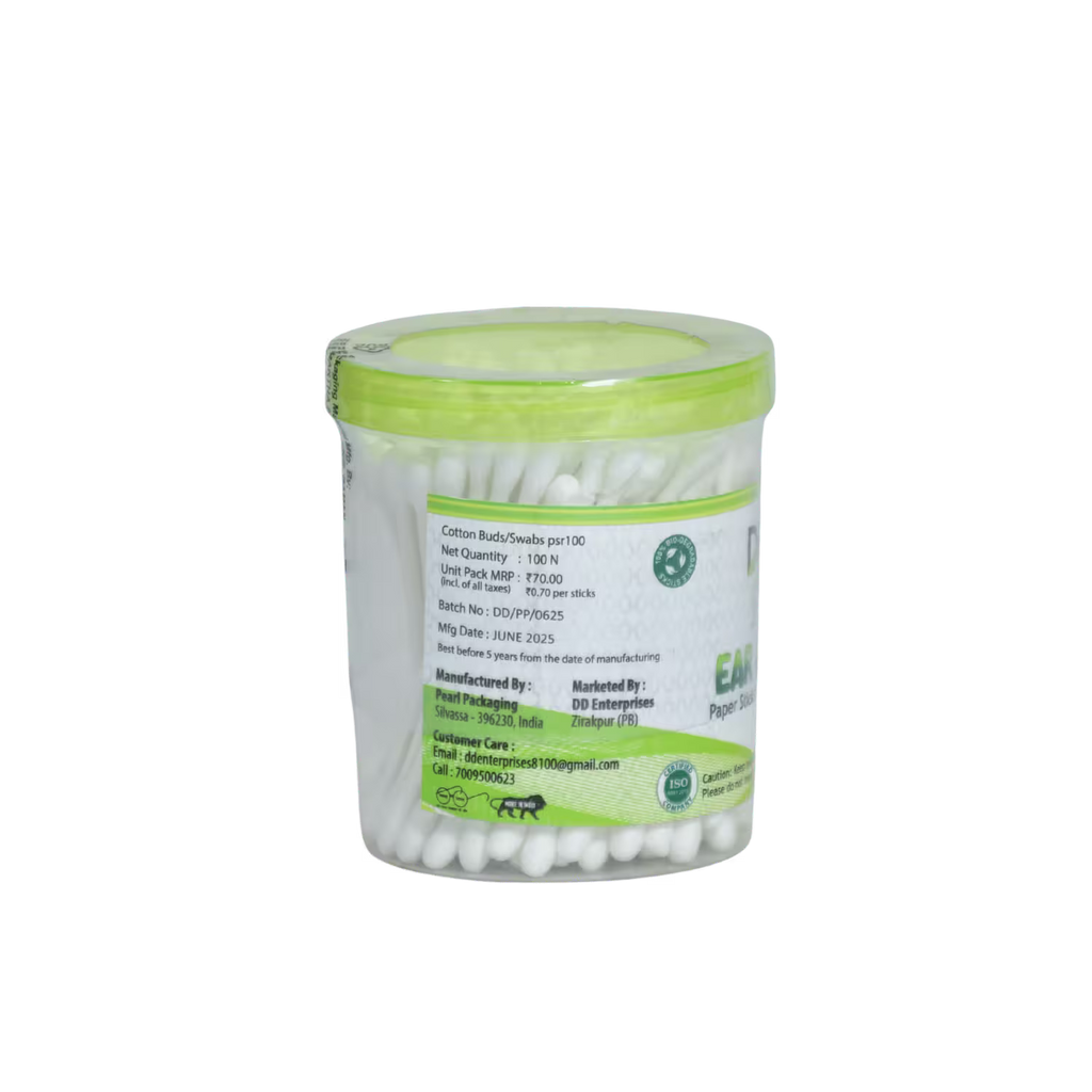 Ear Care Paper Sticks Cotton Swabs Buds