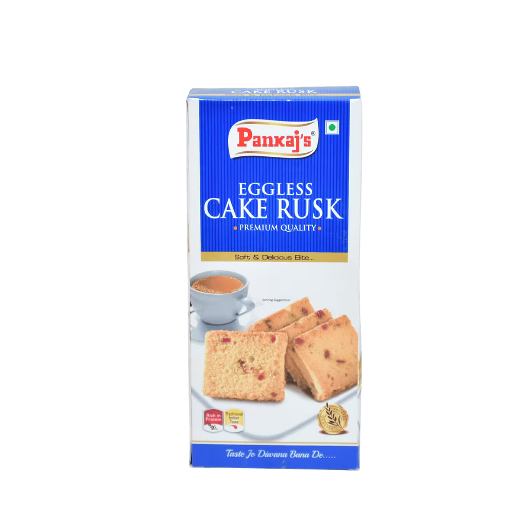 Eggless Cake Rusk Pankajs