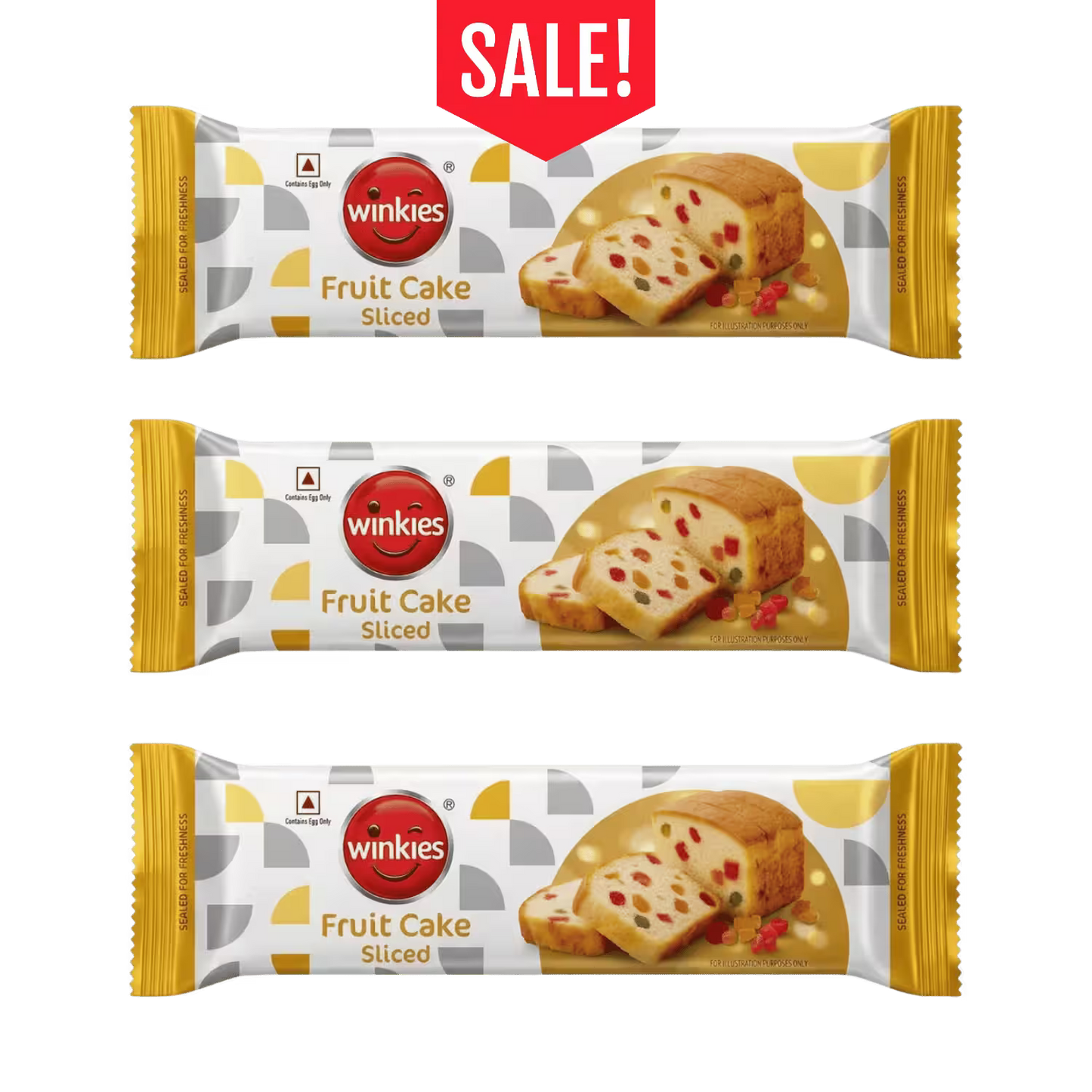 Fruit Cake Winkies Sliced Pack