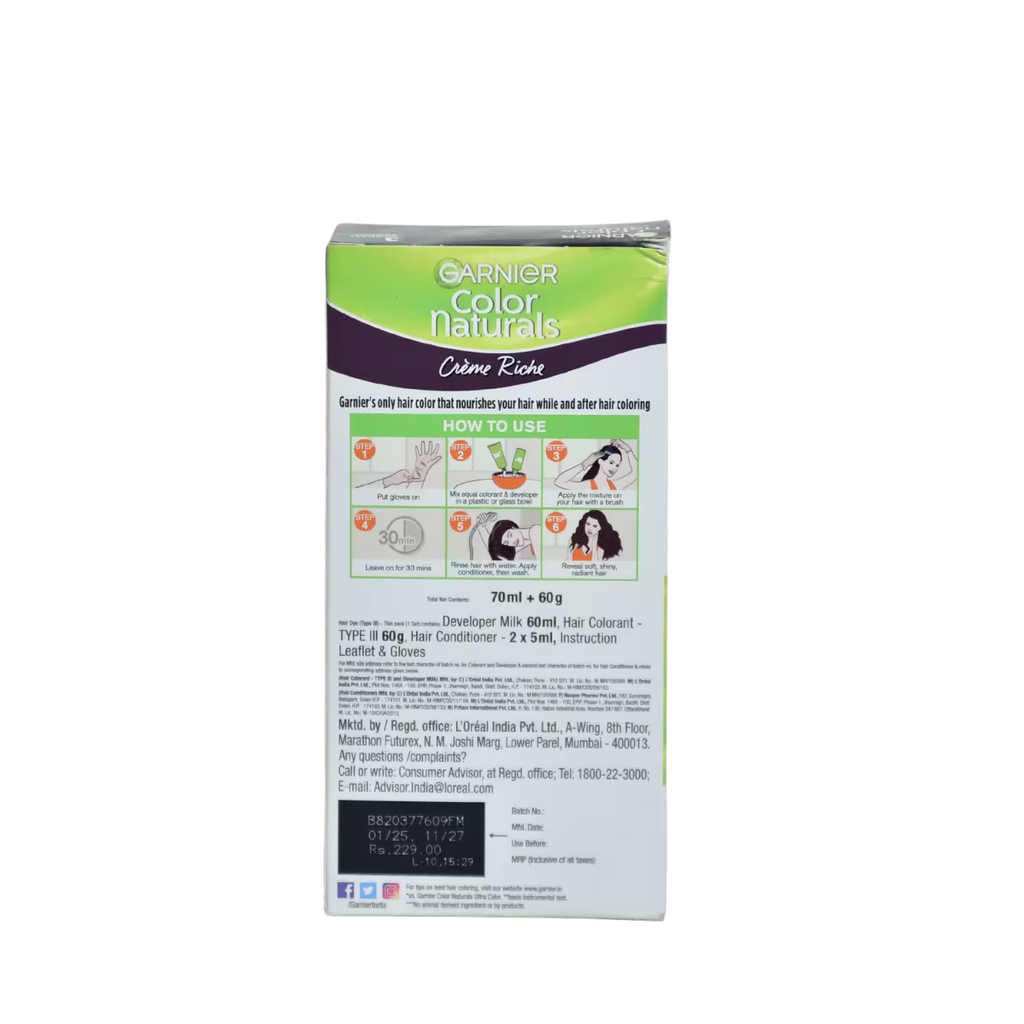 Garnier Color Darkest Brown 3