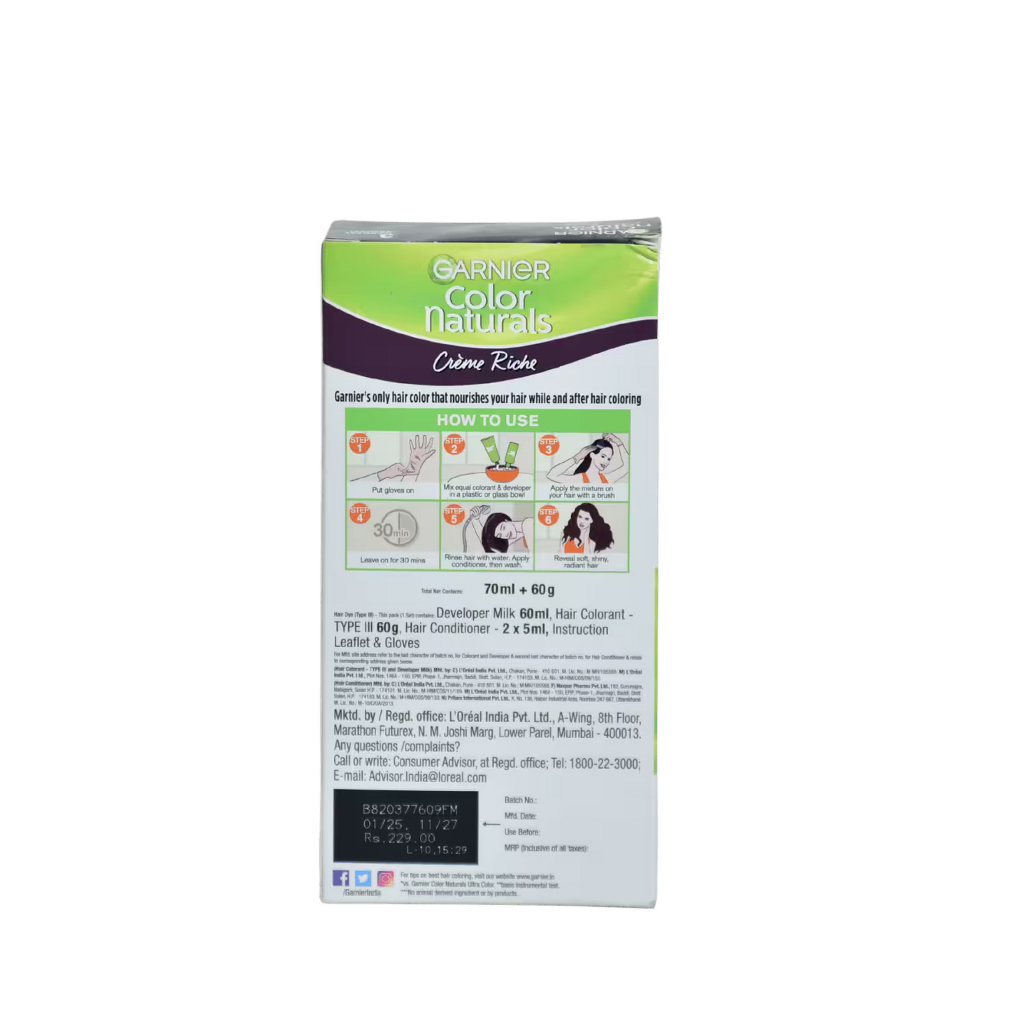 Garnier Color Darkest Brown 3