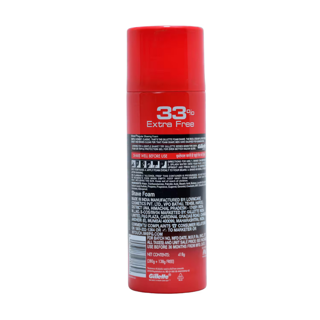 Gillette Foam Regular