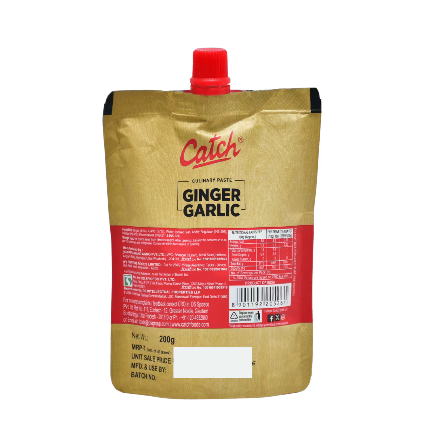 Ginger Garlic Paste Catch