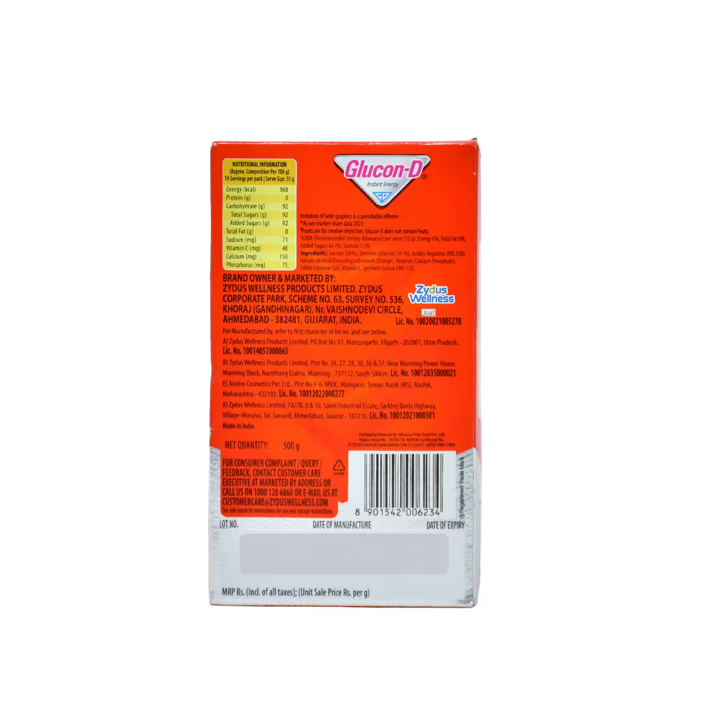 Glucon D Tangy Orange