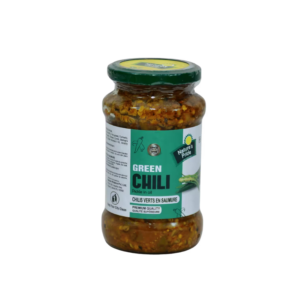 Green Chili Pickle Natures Pride