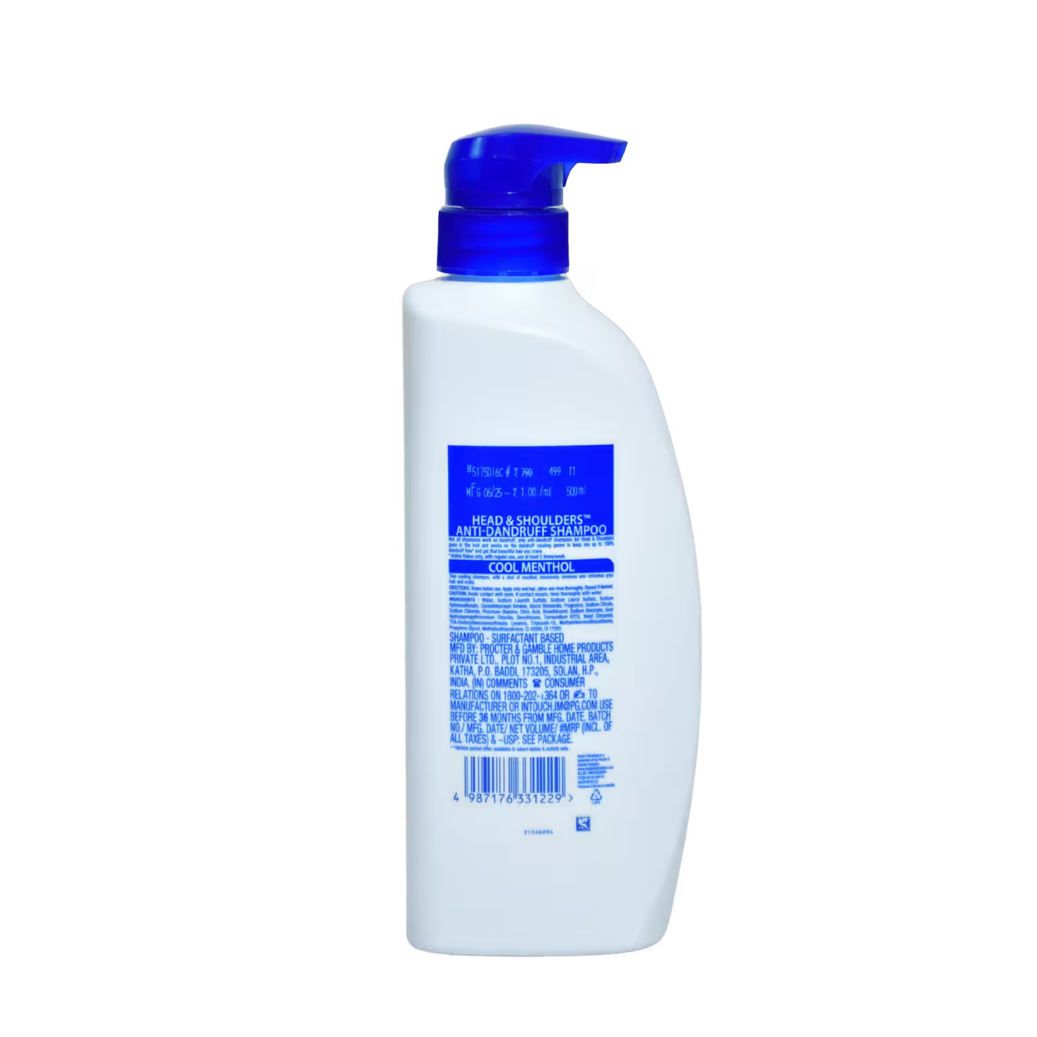 Head and Shoulders Shampoo Cool Menthol