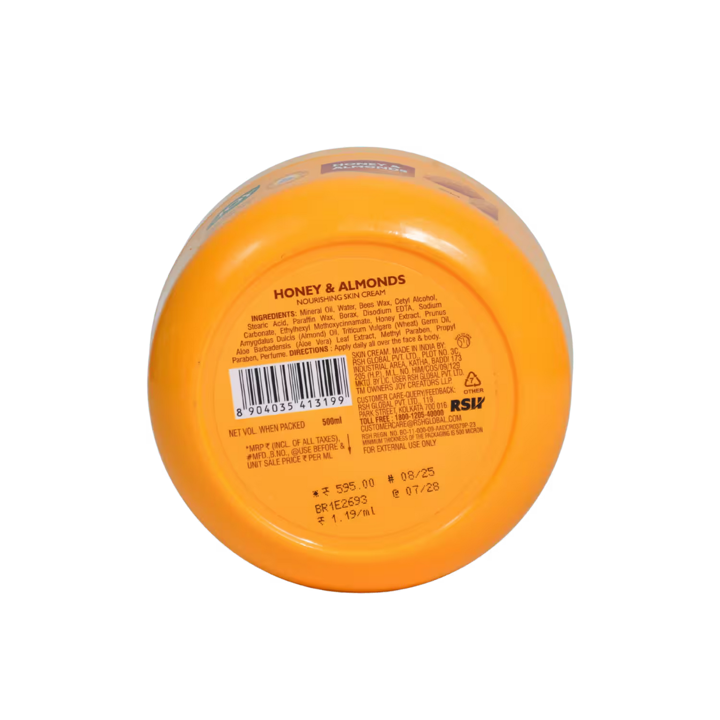 Honey and Almonds Skin Cream Joy