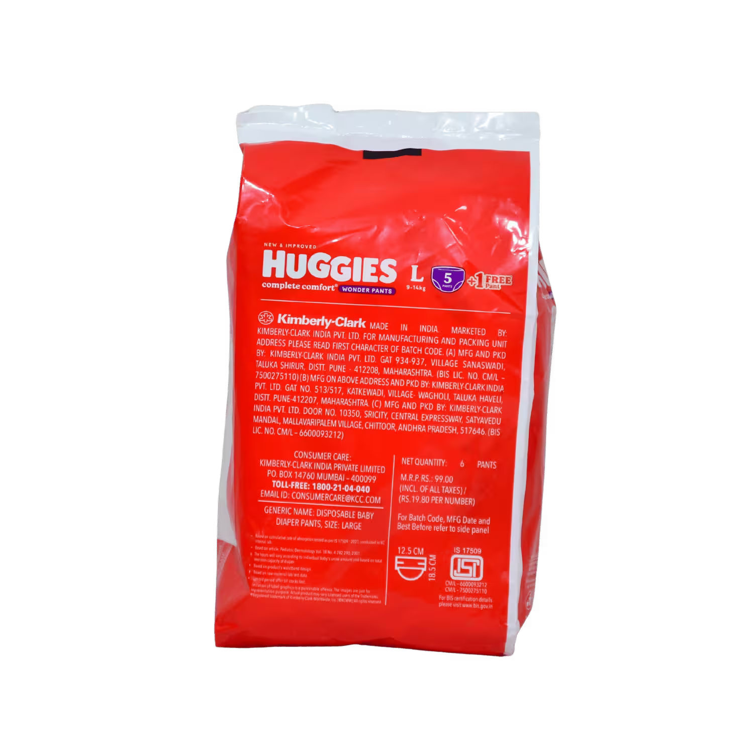 Huggies 5 Pants Large