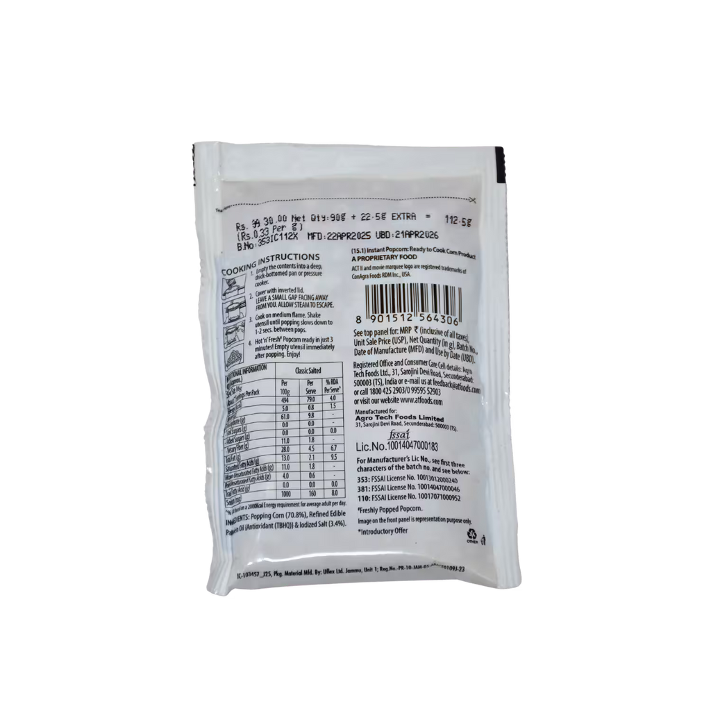 Instant Popcorn ACTII