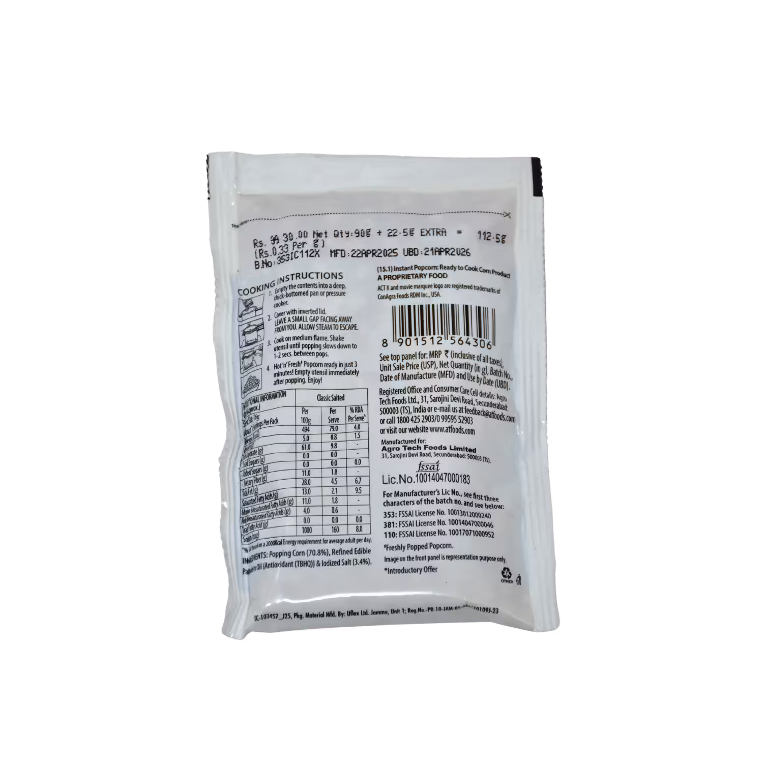 Instant Popcorn ACTII