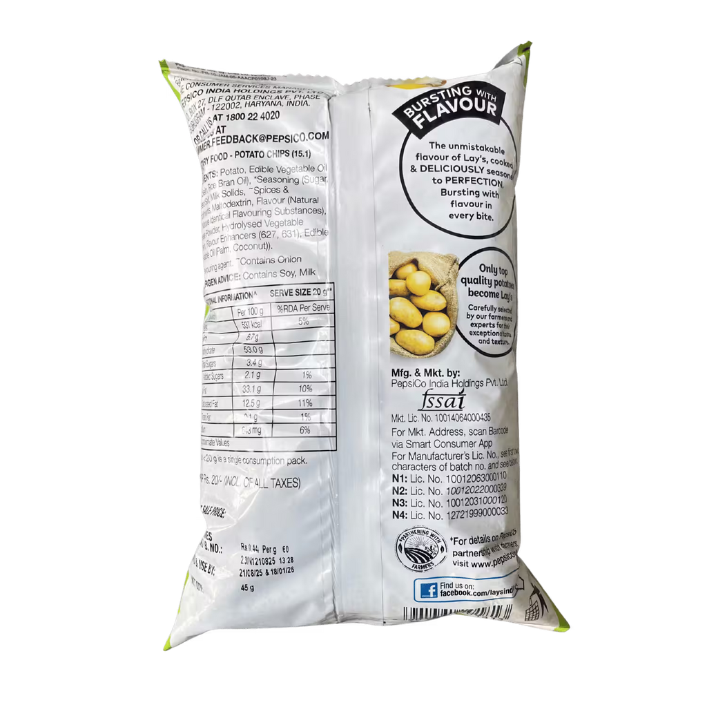 Lays American Style Cream and Onion