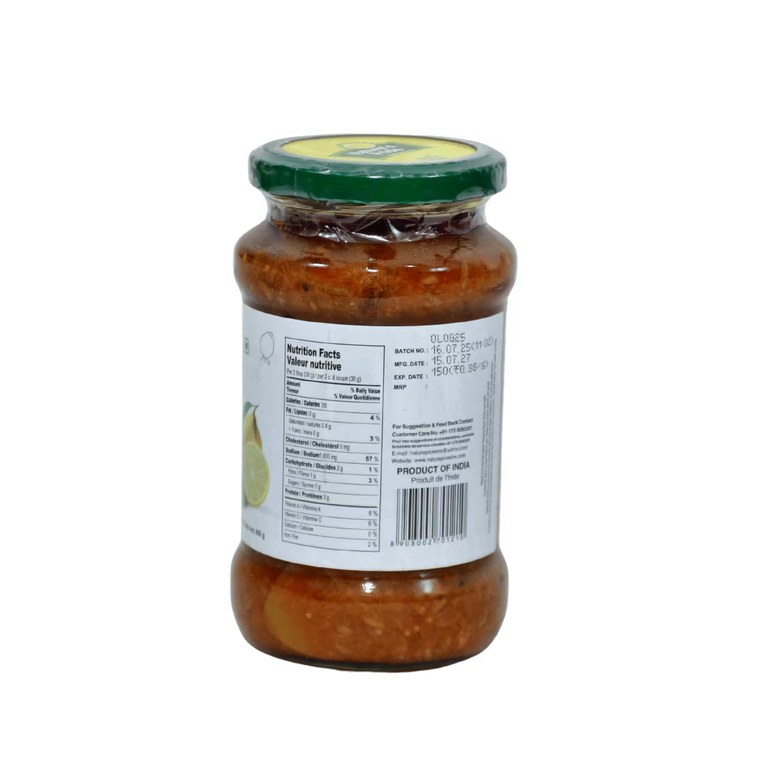 Lime Spiced Pickle Natures Pride