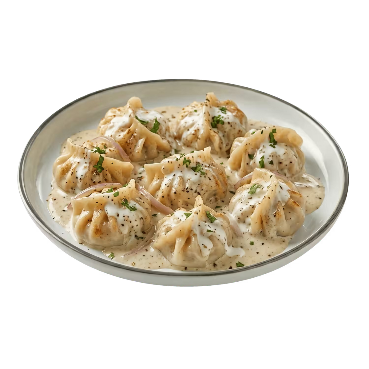 Veg Malai Momos (Aashirwad)