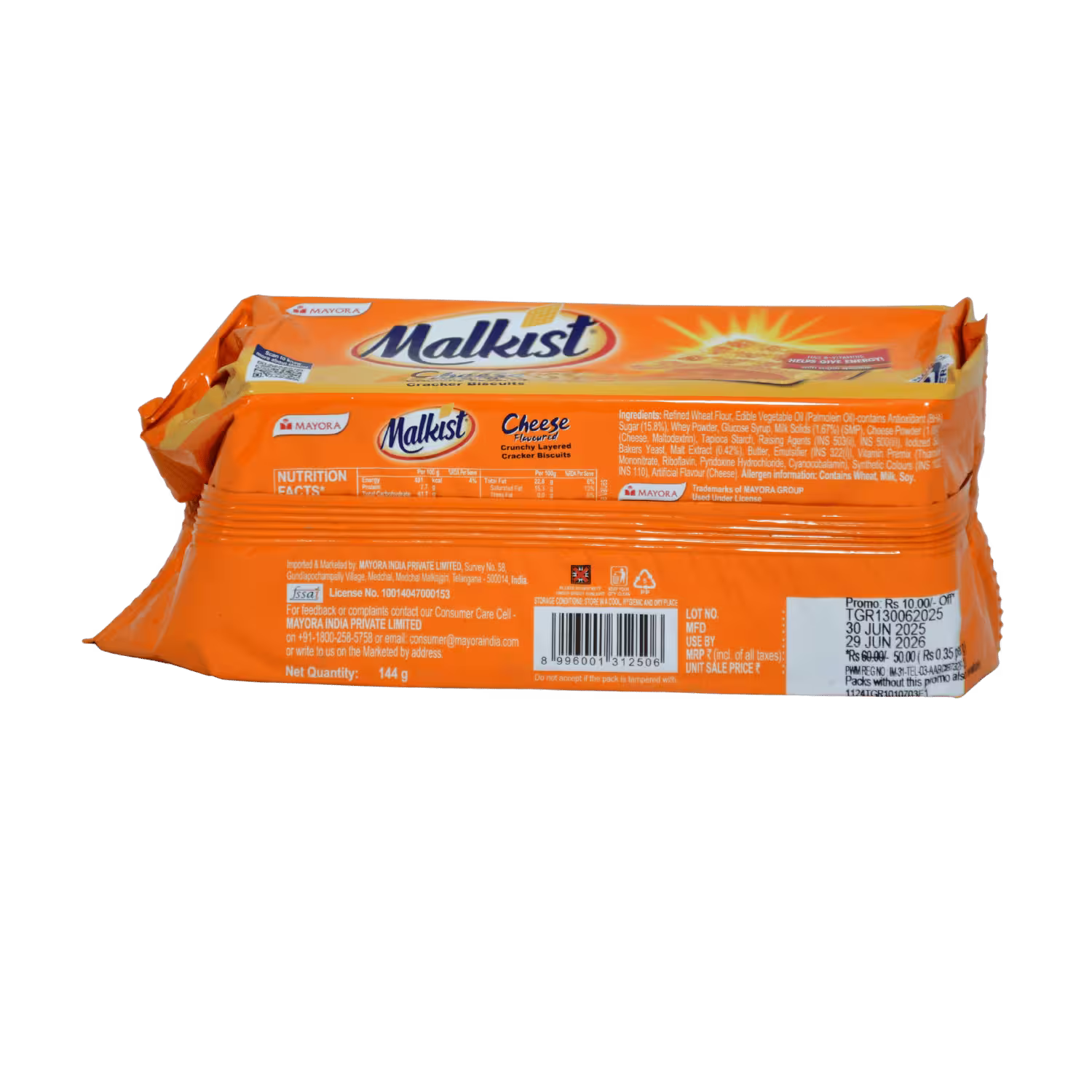 Malkist Cheese Falvoured Biscuits