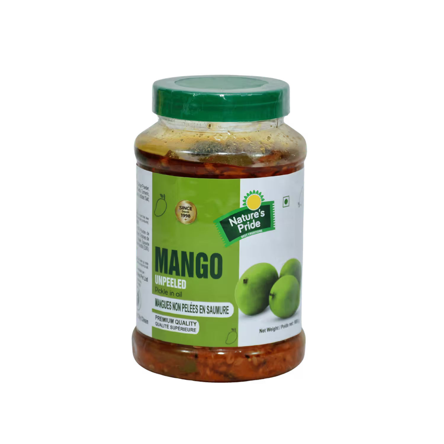 Mango Unpeeled Pickle Natures Pride