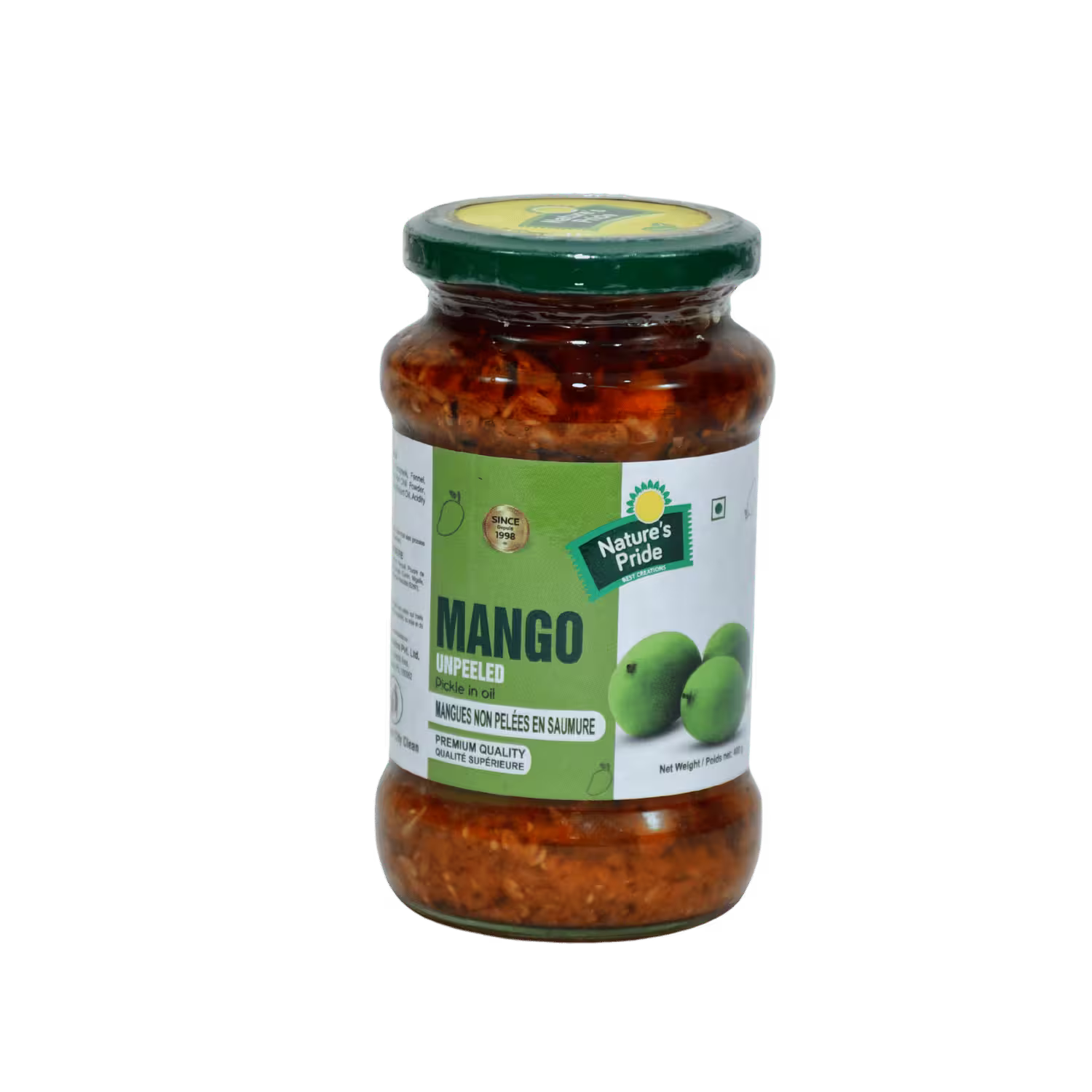 Mango Unpeeled Pickle Natures Pride