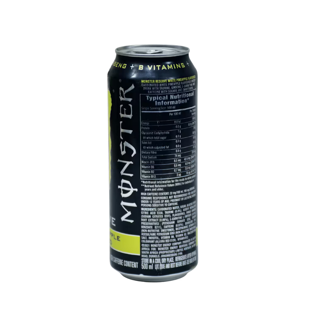 Monster White Pineapple Flavoured Drink