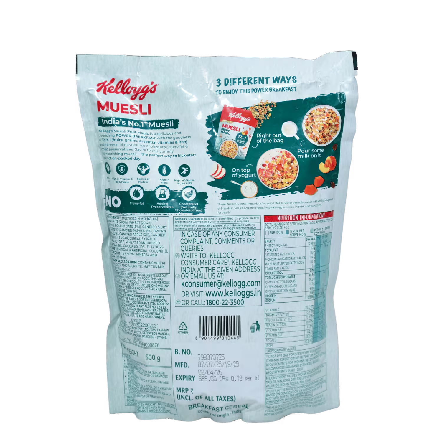Muesli Fruit Magic Kelloggs