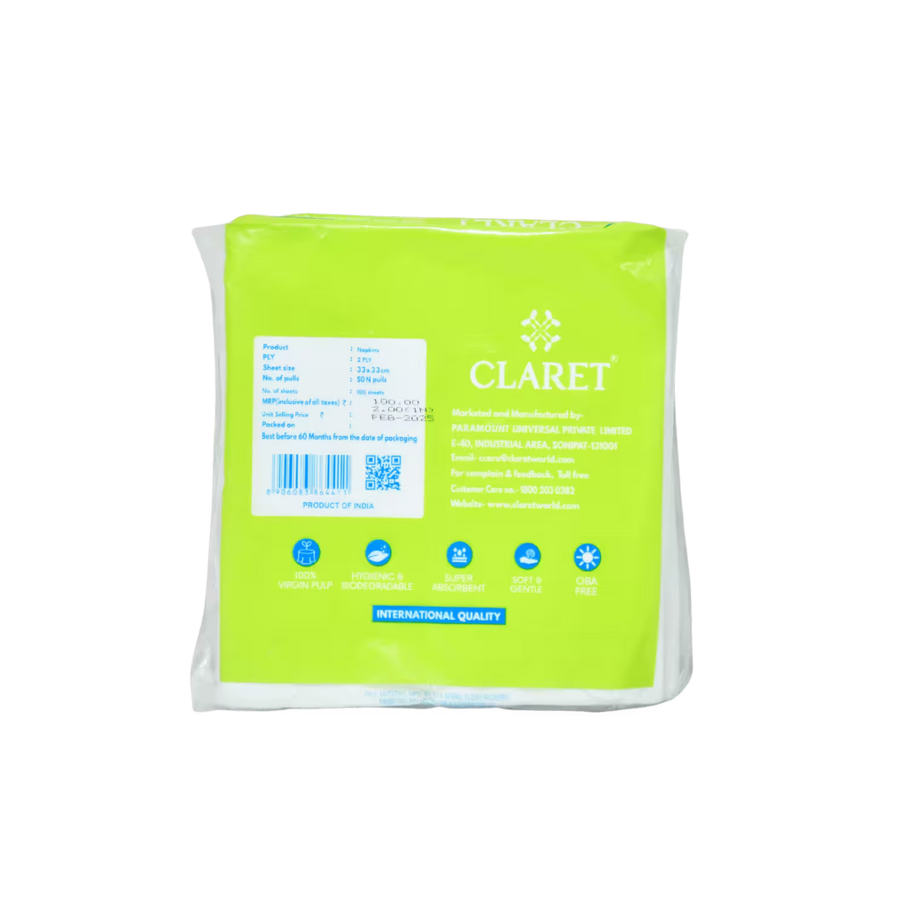 Napkins Claret Backup