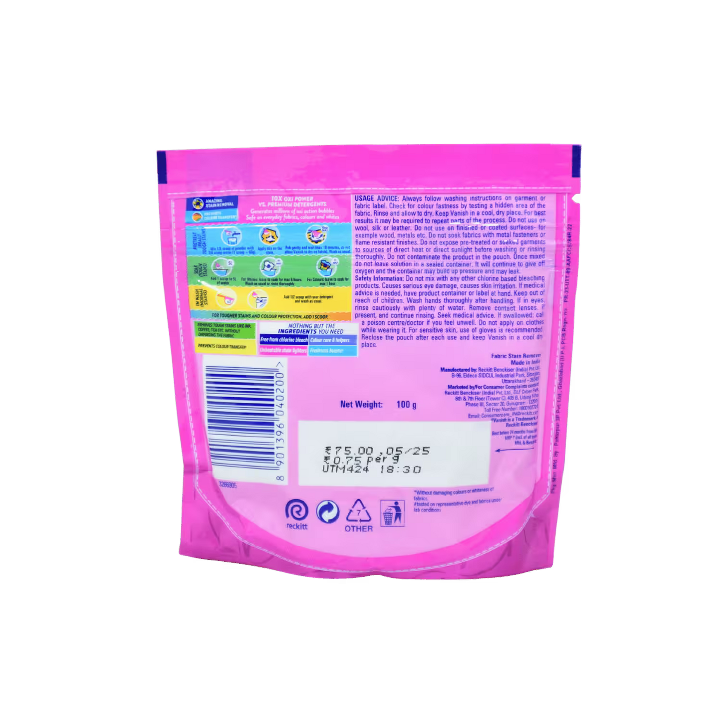 Oxi Action Washing Powder
